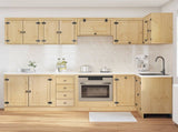 Cabinet with Drawer SKI 10 pcs Honey Brown Solid Pine Wood 3392647