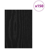Decor Panels 150 pcs Black Oak 21 x 30 x 0.27 cm 885564