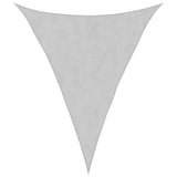 Sun Shade Sail Light Grey 5x6x6 m 100% Polyester Oxford 4000923
