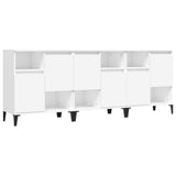 Sideboards 3 pcs White 60x35x70 cm Engineered Wood 3185743