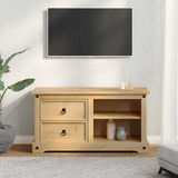 TV Cabinet Corona 100x40x52 cm Solid Wood Pine 4005668