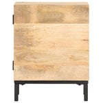 ZNTS Bedside Cabinet 40x30x51 cm Solid Mango Wood 320225