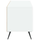 TV Cabinet White Engineered Wood 897555