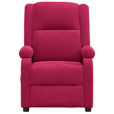 Recliner Chair Wine Red Velvet 342404
