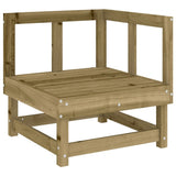 Garden Corner Sofa Impregnated Wood Pine 825372