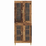 Highboard Old Wood 69.5 x 34 x 180 cm Engineered Wood 3415753