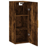Wall Mounted Cabinet Smoked Oak 34.5x34x90 cm 828849
