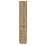 Cabinet Set 2 pcs 33 x 34.5 x 90 cm Engineered Wood 3416393