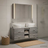 Bathroom Furniture Set 4 pcs Grey Sonoma 3407028