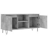 TV Cabinet Concrete Grey 104x35x50 cm Engineered Wood 827016