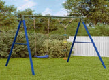Outdoor Swing Set with Swing and Disc Swing 3283582