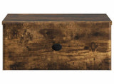 Wall-Mounted Bedside Cabinet 2 pcs Smoked Oak 34.5 x 33 x 20 cm 899116