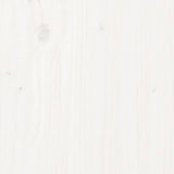 Shoe Cabinet White 110x38x45.5 cm Solid Wood Pine 814595