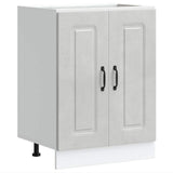 Sink Base Cabinet Kalmar Concrete Grey 60x46x81.5 cm Engineered Wood 853441