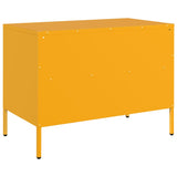 TV Cabinet Mustard Yellow 68x39x50.5 cm Steel 843048