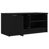 ZNTS TV Cabinets 2 pcs Black 80x35x36.5 cm Engineered Wood 811469