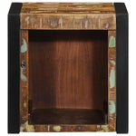 ZNTS Bedside Cabinet Multicolour 40x35x40 cm Solid Wood Reclaimed 4015958