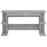 Desk Concrete Grey 140x50x75 cm Engineered Wood 840551