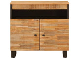Side Cabinet with Door Brown 60 x 33 x 75 cm Solid Mango Wood 4018321