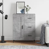 Sideboard Concrete Grey 69.5x34x90 cm Engineered Wood 830280