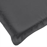 Lowback Chair Cushions 6 pcs Melange Anthracite 100x50x4 cm Fabric 4002444