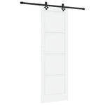 Sliding Door Manual White and black 78 x 232 cm 3333503
