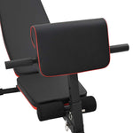Weight Bench Manual Black 132 x 54 x 100 cm Steel 42007904