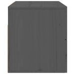 ZNTS Wall-mounted Bedside Cabinet Grey 50x36x40 cm 820980