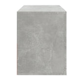 Shoe Cabinet Concrete Grey 80x35x45 cm Engineered Wood 816756