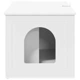 Cat House White 85 x 55 x 50.5 cm Engineered Wood 8000716