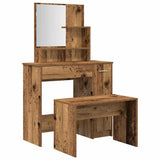 Dressing Table Set Old Wood Engineered Wood 3329191