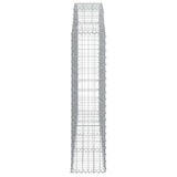 Arched Gabion Basket 200x30x120/140 cm Galvanised Iron 153466