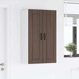 Wall Cabinet PORTO Brown Oak 60 x 31 x 100 cm Engineered Wood 885492