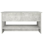 ZNTS Coffee Table Concrete Grey 80x50x40 cm Engineered Wood 809660