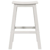 Bar Stool 2 pcs White 52 x 43 x 73.5 cm HDPE 42006610