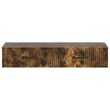 Wall-Mounted Side Table Smoked Oak 87.5 x 34.5 x 17 cm 898670