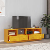 TV Cabinets 2 pcs Mustard Yellow 67x39x44 cm Steel 841746