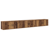 Wall-mounted TV Cabinet Set 3 pcs Old Wood 100 x 34.5 x 40 cm 3415568