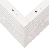 Garden Planter White 110x60x68.5 cm Solid Wood Pine 3282505