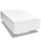 Coffee Table High Gloss White 244022