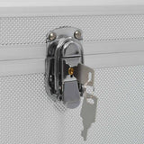 Storage Cases 2 pcs Silver Aluminium 91850