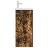 Bathroom Vanity with Sink Smoked Oak 42 x 40 x 84.5 cm 890700