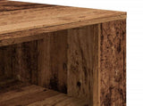 Shoe Bench Old Wood 100x35x45 cm Engineered Wood 857089