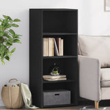 Highboard Black 50x41x124 cm Engineered Wood 846398