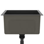 Handmade Kitchen Sink Black Stainless Steel 51501