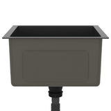 Handmade Kitchen Sink Black Stainless Steel 51501