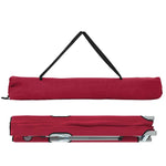 Folding Camping Bed Folding Red 62 x 194 x 42 cm Oxford fabric 42003118