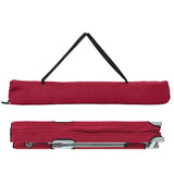 Folding Camping Bed Folding Red 62 x 194 x 42 cm Oxford fabric 42003118