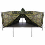 Family Tent Tipi 8-Person Camouflage Waterproof 4009451