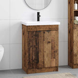 Bathroom Furniture Set Old Wood 56 x 37.5 x 81 cm 3404152
